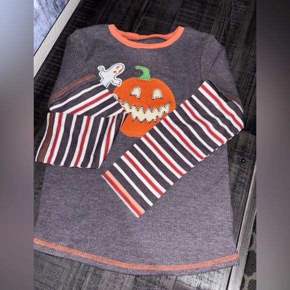 Mud Pie Other - Mud Pie Baby Boys Halloween Pumpkin T-Shirt 4/5T